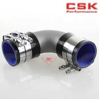 57mm 2.25" Cast Aluminum 90 Degree Elbow Pipe Turbo Intercooler+ silicone hose kit BLACK
57mm 2.25" Cast Aluminum 90 Degree Elbow Pipe Turbo Intercooler+ silicone hose kit BLACK
