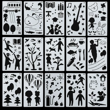 15PCS/set Different Style Layering Stencils For Walls Painting Scrapbooking Stamp Album Decor Embossing Paper Card Template
15PCS/set Different Style Layering Stencils For Walls Painting Scrapbooking Stamp Album Decor Embossing Paper Card Template