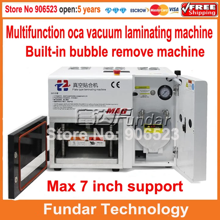 Hot sale ! Brand HZ Ko Mag samrt Upgrade 5 in 1 OCA Vacuum Laminating Machine with bubble remover for LCD repairing
Hot sale ! Brand HZ Ko Mag samrt Upgrade 5 in 1 OCA Vacuum Laminating Machine with bubble remover for LCD repairing