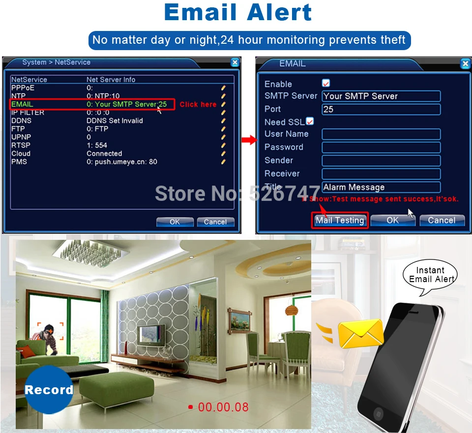 12XQ-Email Alarm