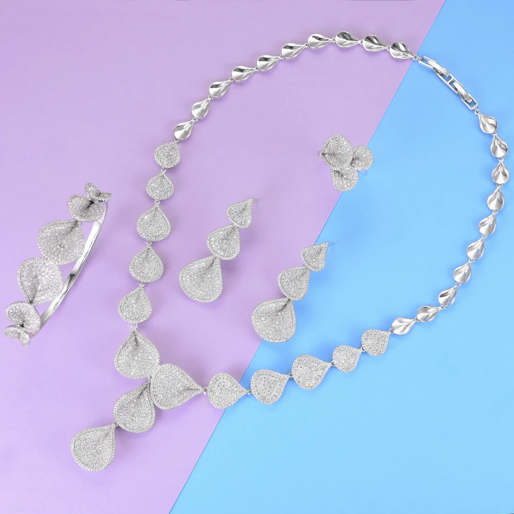 missvikki Brand Drop Pendant Necklace Bangle Earrings Ring Jewelry Set Shiny Ladies Lover Mother Wedding Anniversary Gift
missvikki Brand Drop Pendant Necklace Bangle Earrings Ring Jewelry Set Shiny Ladies Lover Mother Wedding Anniversary Gift