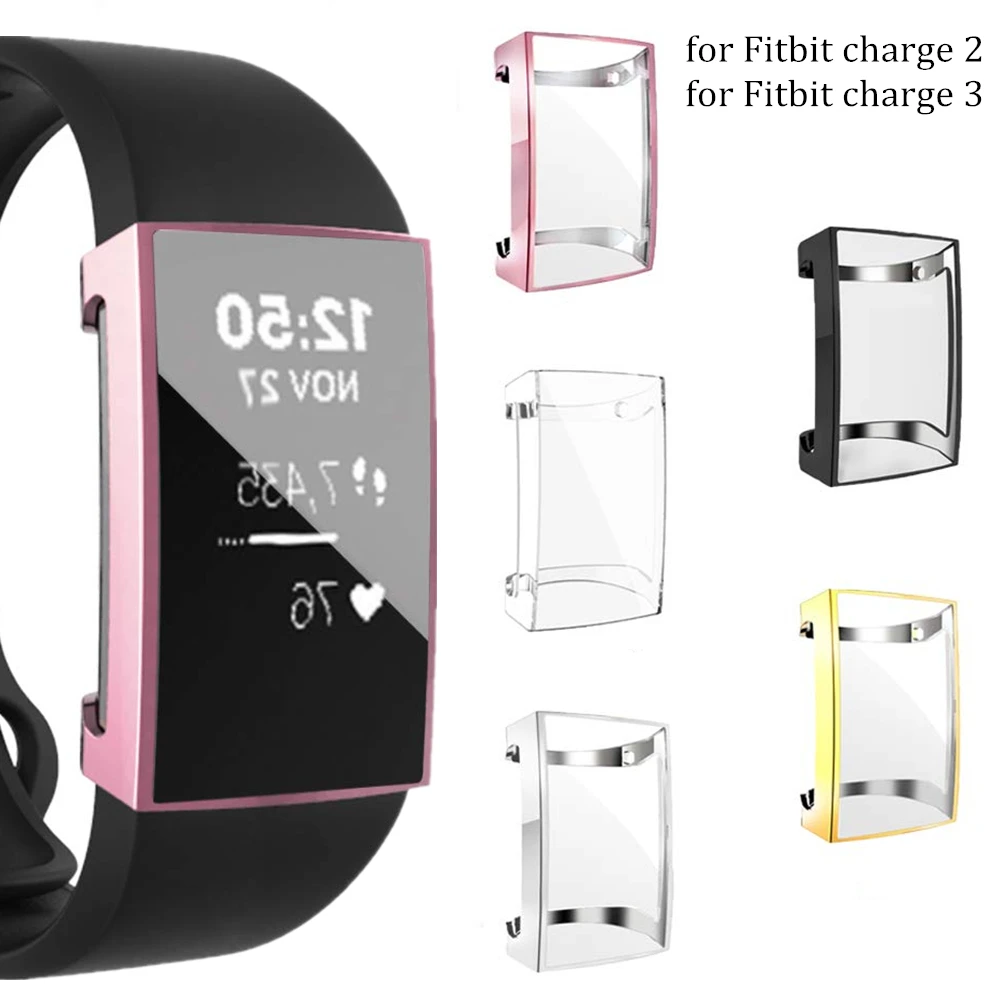 For Fitbit Charge 3 Case Soft TPU Silicone Protective Clear Case Cover for Fitbit Charge 2 Shell Smart Watch Band Accessories
For Fitbit Charge 3 Case Soft TPU Silicone Protective Clear Case Cover for Fitbit Charge 2 Shell Smart Watch Band Accessories