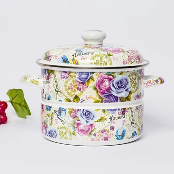 Chinese style thickened porcelain enamel steamer pot soup hot pot induction gas cooker stainless steel steamed sheet 26cm 8L
Chinese style thickened porcelain enamel steamer pot soup hot pot induction gas cooker stainless steel steamed sheet 26cm 8L