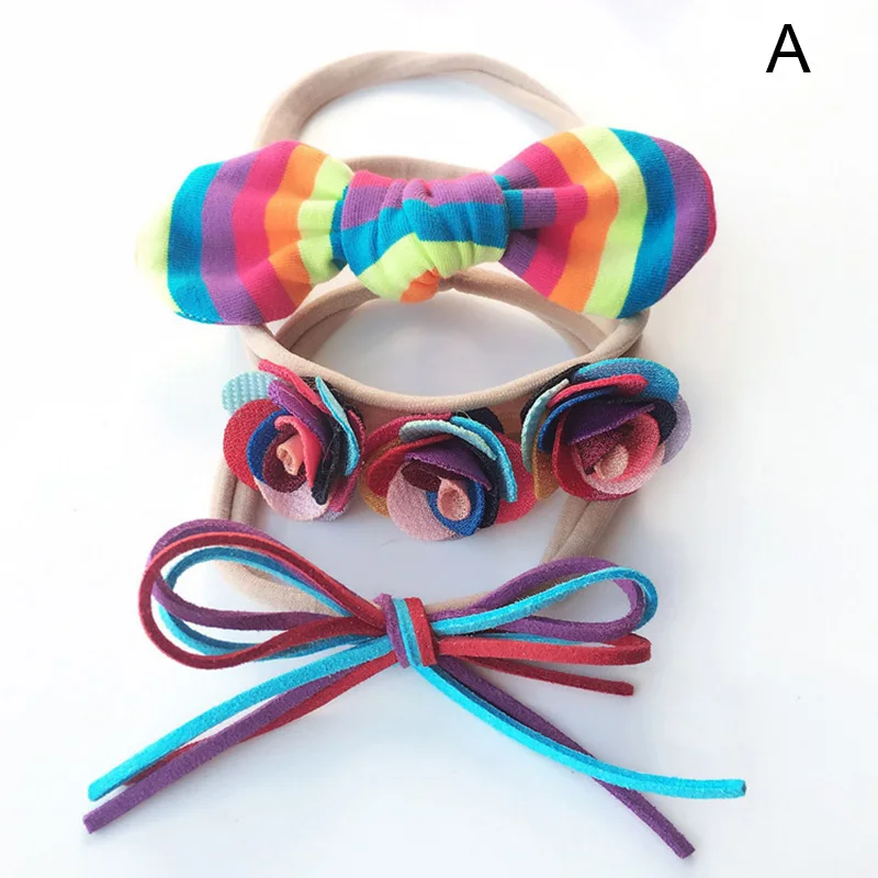 Newly 3 Pcs Cute Baby Girls Bowknot Hair Band Headwear Set Flower Elastics Hair Ties VK-ING 
Newly 3 Pcs Cute Baby Girls Bowknot Hair Band Headwear Set Flower Elastics Hair Ties VK-ING