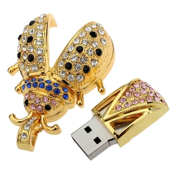 Crystal Beetle Shape Usb Flash Drive Pen Drive U Disk Pendrive U Disk Memory Flash Drive
Crystal Beetle Shape Usb Flash Drive Pen Drive U Disk Pendrive U Disk Memory Flash Drive
