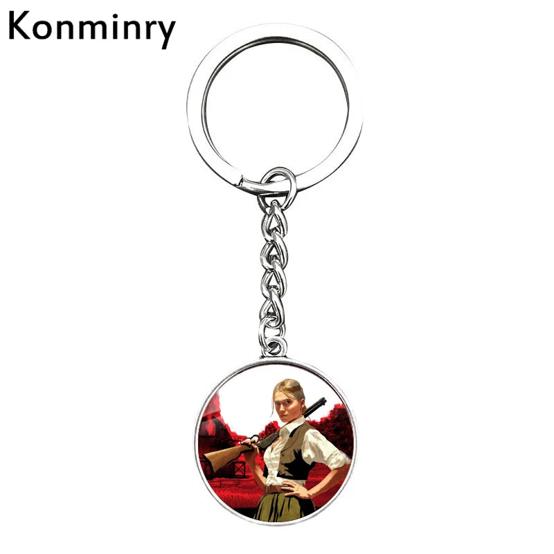 Konminry Game Sign Red Dead Redemption 2 Long Key Chain Glass Dome Cowboy Gun Keyring Key Holder Women Men Jewelry
Konminry Game Sign Red Dead Redemption 2 Long Key Chain Glass Dome Cowboy Gun Keyring Key Holder Women Men Jewelry