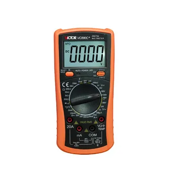 Original VICTOR VC890C+ Digital Multimeter True RMS Multimeter 2000UF Capacitor Temperature Measurement
Original VICTOR VC890C+ Digital Multimeter True RMS Multimeter 2000UF Capacitor Temperature Measurement