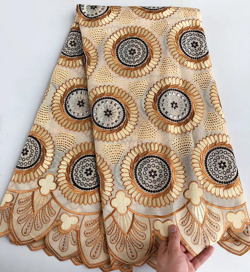 Wise choice high Quality embroidery African Swiss voile lace soft cotton Nigeria garment sewing cloth with stones 5yards
Wise choice high Quality embroidery African Swiss voile lace soft cotton Nigeria garment sewing cloth with stones 5yards