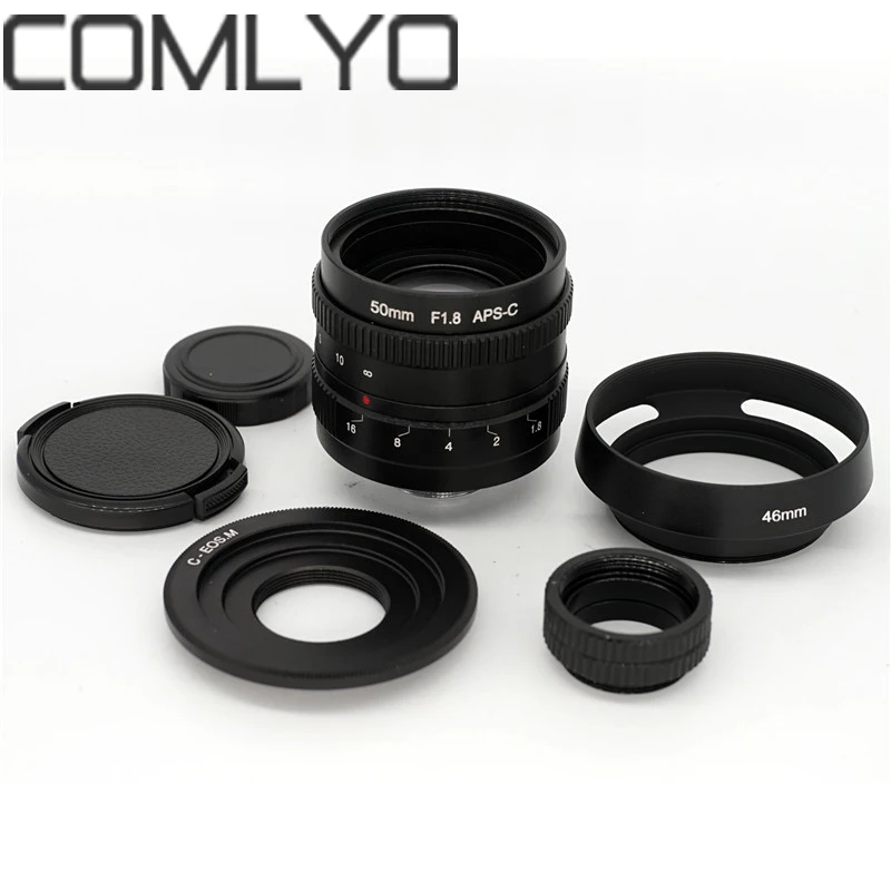 50mm f1.8 F/1.8 Camera Mirroless for EOS M M2 M3 for Nikon1+C-FOR EOS M Adapter+Lens hood+Macro Ring*2+FOR EOS M Lens Rear Cap
50mm f1.8 F/1.8 Camera Mirroless for EOS M M2 M3 for Nikon1+C-FOR EOS M Adapter+Lens hood+Macro Ring*2+FOR EOS M Lens Rear Cap