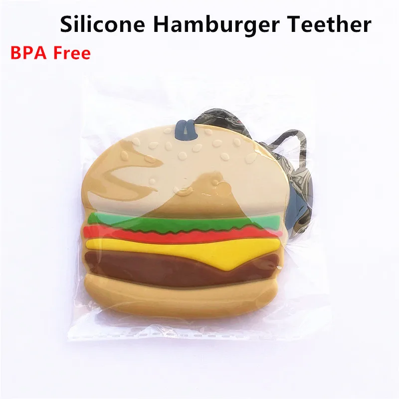 10PCS BPA Free Silicone Hamburger Teether Baby Pacifier Dummy Teething Chewable Nursing Jewelry DIY Toy Accessories
10PCS BPA Free Silicone Hamburger Teether Baby Pacifier Dummy Teething Chewable Nursing Jewelry DIY Toy Accessories