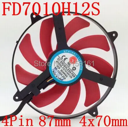 

Free Shipping NTK FD7010H12S for ATI HD7990 installation hole of ultrathin 70mm graphics card fan