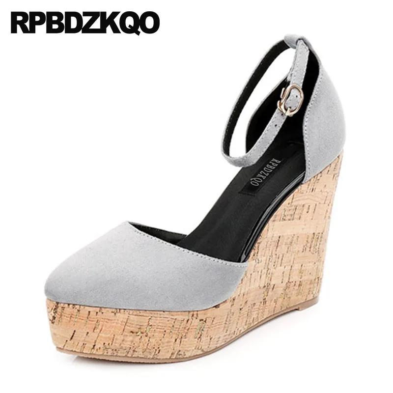 Fetish Closed Toe Platform Women Shoes 2018 Spring Designer Wedge Summer Pointed Ankle Strap Pumps Sandals High Heels Ladies
Fetish Closed Toe Platform Women Shoes 2018 Spring Designer Wedge Summer Pointed Ankle Strap Pumps Sandals High Heels Ladies