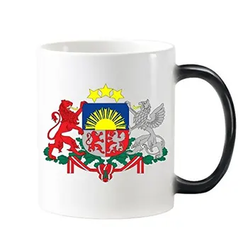 Latvia National Emblem Country Mark Pattern Morphing Heat Sensitive Changing Color Mug Cup Milk Coffee With Handles 350 ml
Latvia National Emblem Country Mark Pattern Morphing Heat Sensitive Changing Color Mug Cup Milk Coffee With Handles 350 ml