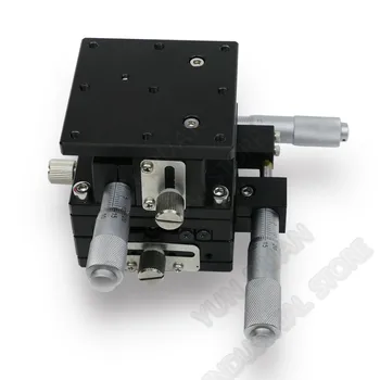 Manual Displacement 60*60mm XYZ 3 Axis Trimming Station Platform Cross Roller Guide Way Linear Stage Sliding Table LD60-RM
Manual Displacement 60*60mm XYZ 3 Axis Trimming Station Platform Cross Roller Guide Way Linear Stage Sliding Table LD60-RM