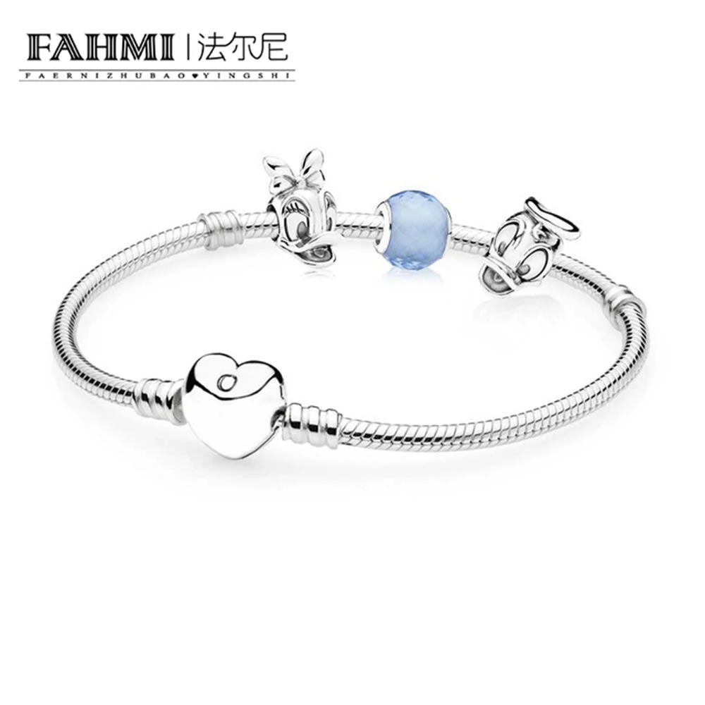 FAHMI Book Di 100%925 Sterling Silver Donald and Daisy Bracelet Set fit DIY Original charm Bracelets jewelry A set of prices
FAHMI Book Di 100%925 Sterling Silver Donald and Daisy Bracelet Set fit DIY Original charm Bracelets jewelry A set of prices