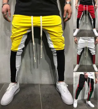 Men's Casual Pants 2018 New Fashion Color Contrast Gym Workout Joggers Hip Hop Track Trousers Long Pants M-3XL
Men's Casual Pants 2018 New Fashion Color Contrast Gym Workout Joggers Hip Hop Track Trousers Long Pants M-3XL