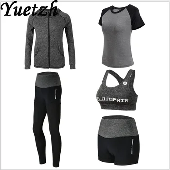women quick dry yoga sets sportsuit tracksuit running gym fitness sport wear sportswear Russian tracking climbing suit 5 pieces
women quick dry yoga sets sportsuit tracksuit running gym fitness sport wear sportswear Russian tracking climbing suit 5 pieces
