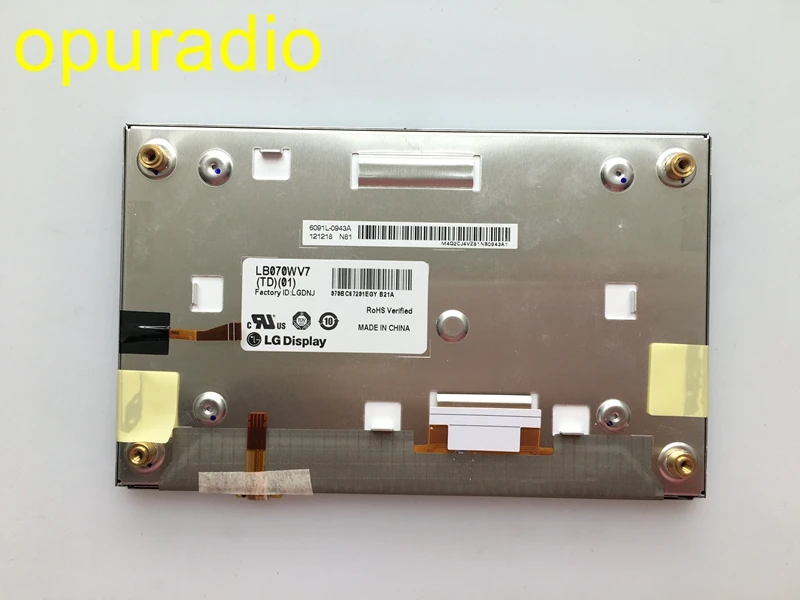 Original new L.G 7inch LCD display LB070WV7-TD02 LB070WV7-TD01 with touch screen for Hyundai Veloster car DVD GPS navgation
Original new L.G 7inch LCD display LB070WV7-TD02 LB070WV7-TD01 with touch screen for Hyundai Veloster car DVD GPS navgation