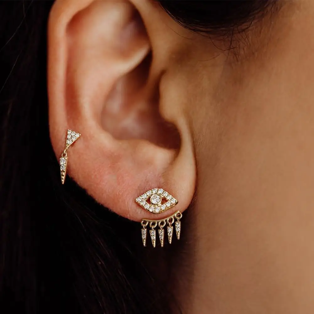 sparking bling white cubic zirconia cz evil eye stud with tassel spike charm elegance floating charm earring
sparking bling white cubic zirconia cz evil eye stud with tassel spike charm elegance floating charm earring