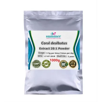 1000g Coral dealbatus extract 20:1 powder, Save heart food extract for treatment of hypertension and irritable heart
1000g Coral dealbatus extract 20:1 powder, Save heart food extract for treatment of hypertension and irritable heart