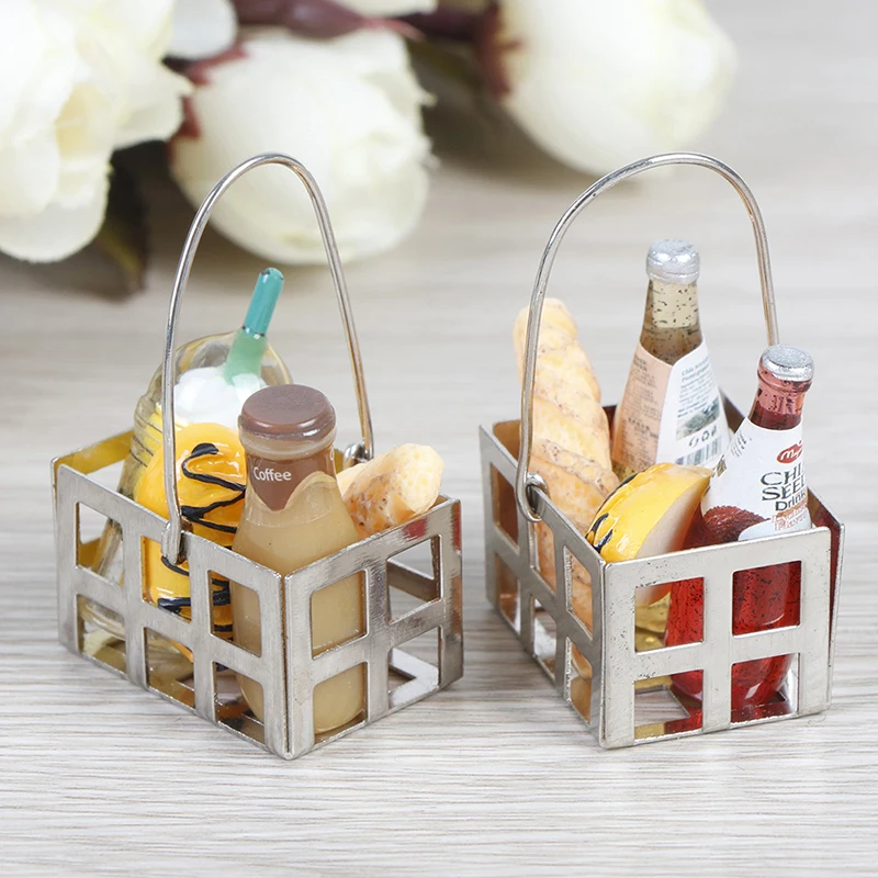 1:12 Dinning Fruit Metal Coffee Wine Bread Milk Basket Dollhouse Miniature Food Toy Food Doll House Miniature Accessories 5pcs
1:12 Dinning Fruit Metal Coffee Wine Bread Milk Basket Dollhouse Miniature Food Toy Food Doll House Miniature Accessories 5pcs