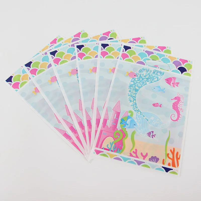 6pcs/lot Cartoon Mermaid Party Gift Bag Birthday Ocean Theme Party Souvenir Bag Party Decoration for Kids Party Supplies
6pcs/lot Cartoon Mermaid Party Gift Bag Birthday Ocean Theme Party Souvenir Bag Party Decoration for Kids Party Supplies