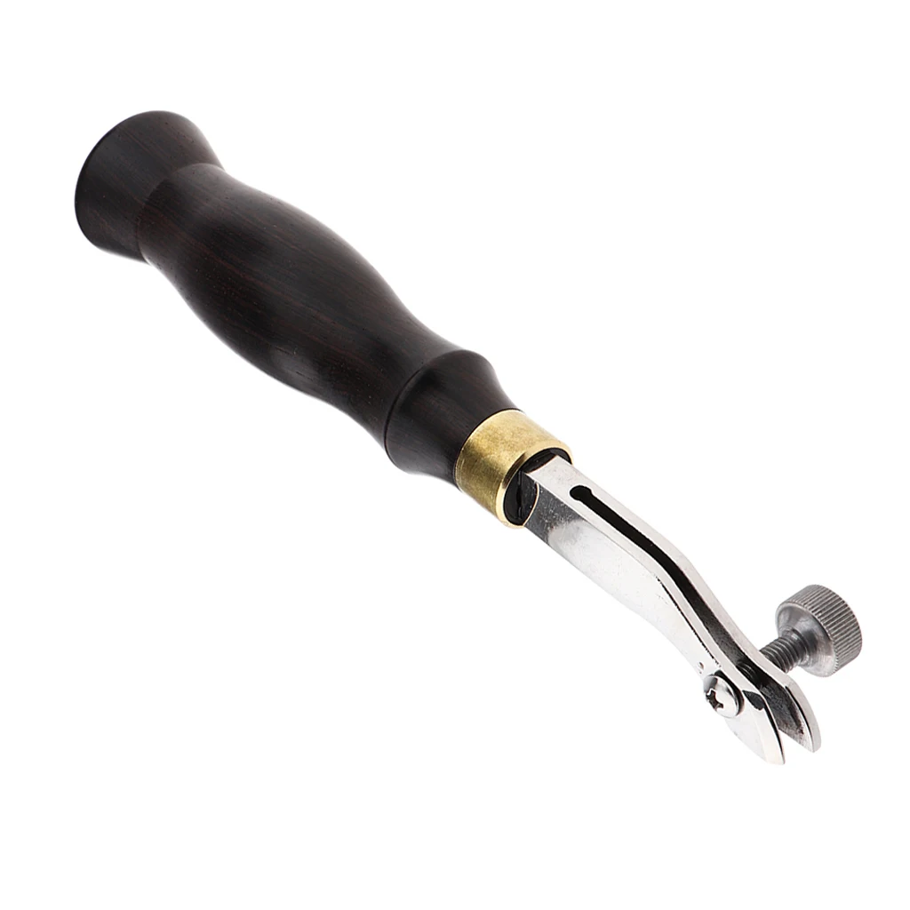 Adjustable Creasers Press line Edge with Vintage Wooden Handle Leather Craft Tool DIY .5mm Adjustable Creasers Press line Edge with Vintage Wooden Handle Leather Craft Tool DIY .5mm
