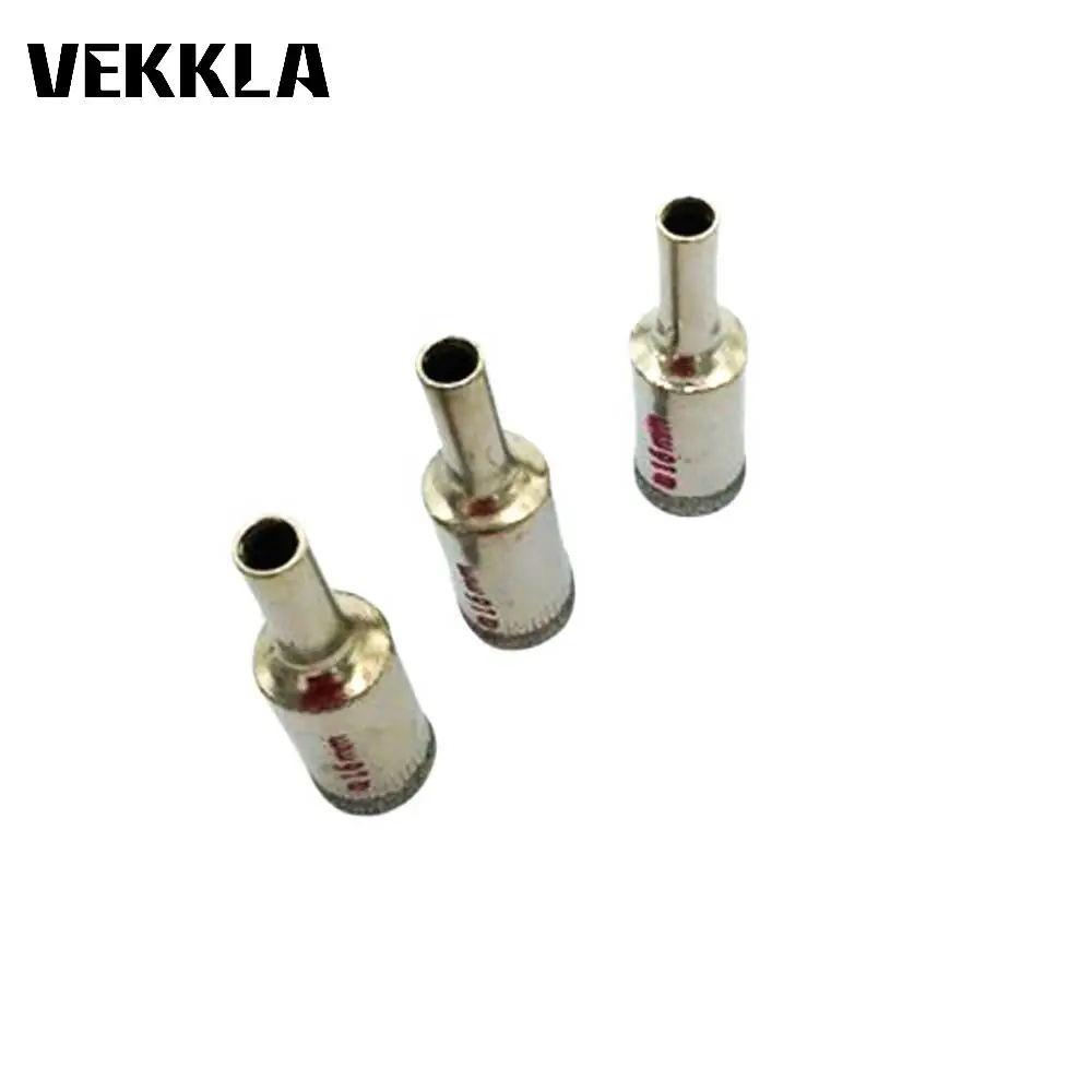 3 PCS 16mm Diamond Coated Hole Saw Drill Bits Cutter Saw Core Drill Bit Glass Tile Ceramic Marble Granite Ceramic Rock Drilling
