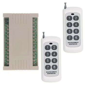 500m AC 220V 8 CH Channel 8CH RF Wireless Remote Control LED Light Bulb Switch System Receiver + Transmitter, 315 433 MHz
500m AC 220V 8 CH Channel 8CH RF Wireless Remote Control LED Light Bulb Switch System Receiver + Transmitter, 315 433 MHz