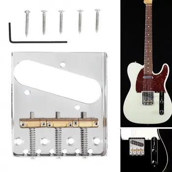 6 String Brass Single Coil Hole Electric Guitar Tailpiece Bridge Saddle for FD TL Guitars Musical Instruments Guitar Part
6 String Brass Single Coil Hole Electric Guitar Tailpiece Bridge Saddle for FD TL Guitars Musical Instruments Guitar Part