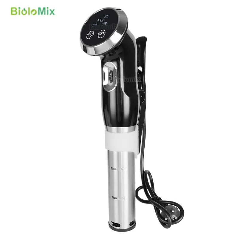 1500W Sous Vide Cooker Immersion Circulator , Vacuum Food Cooker, LCD Digital Display cooking machine, Stainless Steel
1500W Sous Vide Cooker Immersion Circulator , Vacuum Food Cooker, LCD Digital Display cooking machine, Stainless Steel