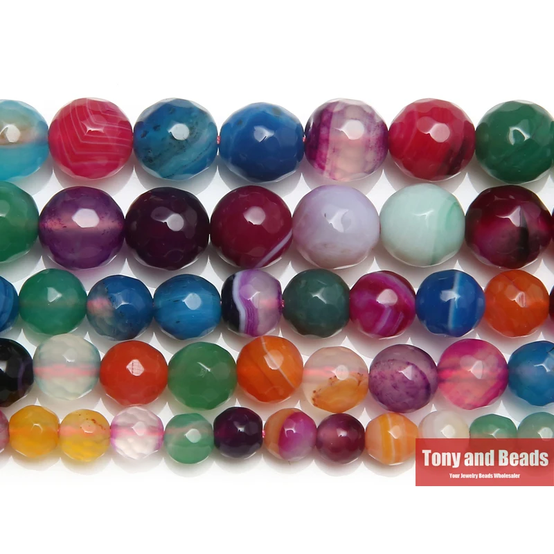 Free Shipping 15" Strand Natural Stone Faceted Mixed Colors Stripe Agates Round Beads 6 8 10 12MM Pick Size For Jewelry
Free Shipping 15" Strand Natural Stone Faceted Mixed Colors Stripe Agates Round Beads 6 8 10 12MM Pick Size For Jewelry