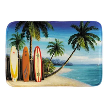 Home Decorative Doormats Island Surfboards Palm Trees Soft Lightness Indoor Outdoor Mats Bathroom Rug Floor Mats Short Plush Mat
Home Decorative Doormats Island Surfboards Palm Trees Soft Lightness Indoor Outdoor Mats Bathroom Rug Floor Mats Short Plush Mat
