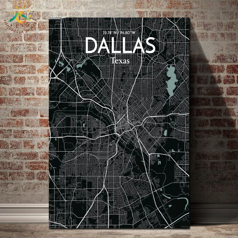 dallas city map graphic Wall Art Canvas Poster and Print Canvas Painting Decorative Picture Nordic Poster Decoration
dallas city map graphic Wall Art Canvas Poster and Print Canvas Painting Decorative Picture Nordic Poster Decoration