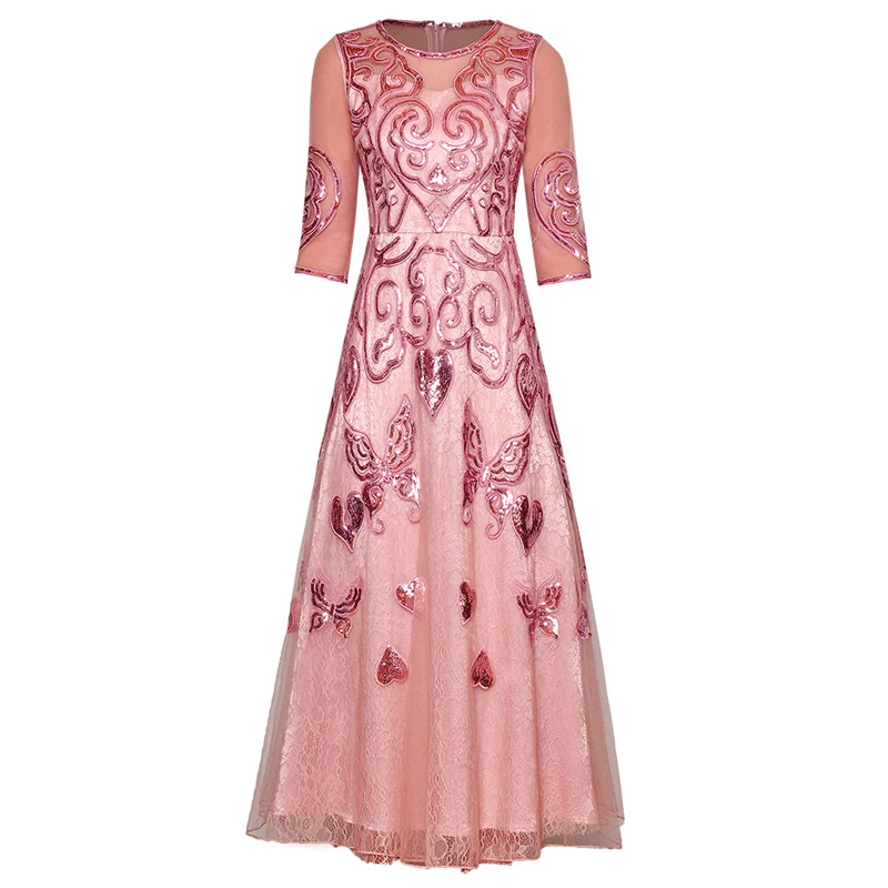 plus size rockabilly dress pink / silver heart embroidery long sequin dresses round neck half sleeve dresses for women party
plus size rockabilly dress pink / silver heart embroidery long sequin dresses round neck half sleeve dresses for women party