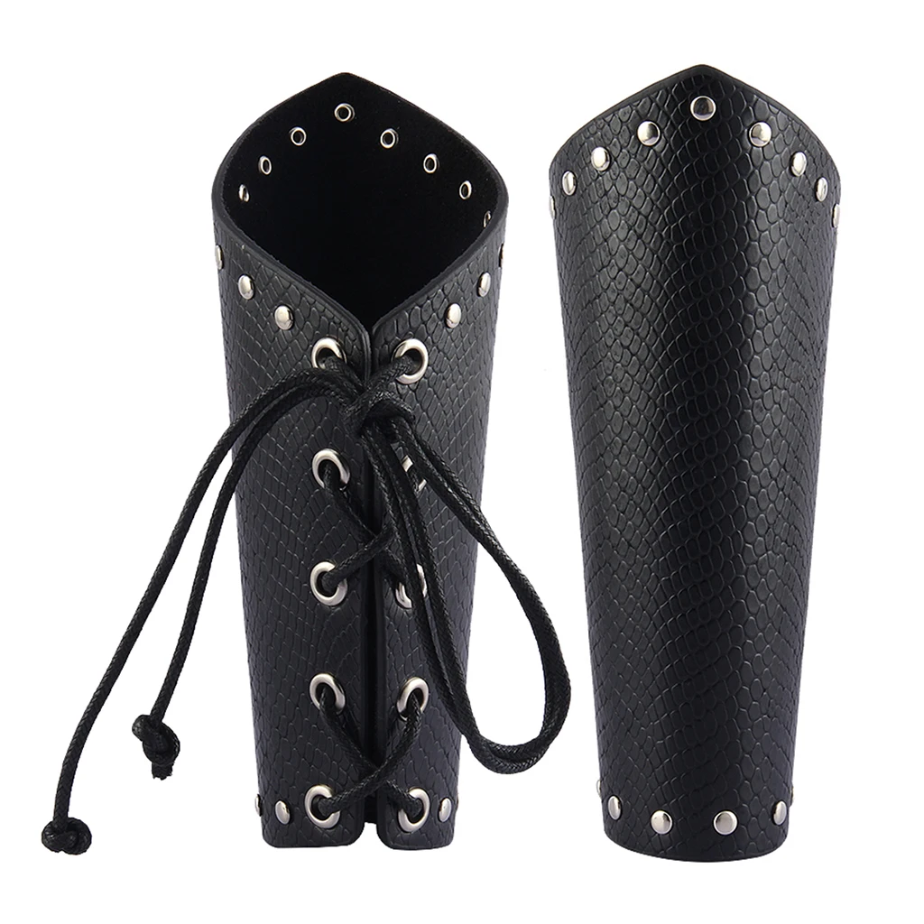 2 PCS Black Punk Rock Gothic Leather Arm Warmers Lace-Up Wrist Bracer Guards Arm Protector Wristband Cosplay
2 PCS Black Punk Rock Gothic Leather Arm Warmers Lace-Up Wrist Bracer Guards Arm Protector Wristband Cosplay