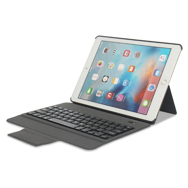 Bluetooth Keyboard Cover Case With Stand Intelligent Switch For iPad Air 2/Pro 9.7
Bluetooth Keyboard Cover Case With Stand Intelligent Switch For iPad Air 2/Pro 9.7