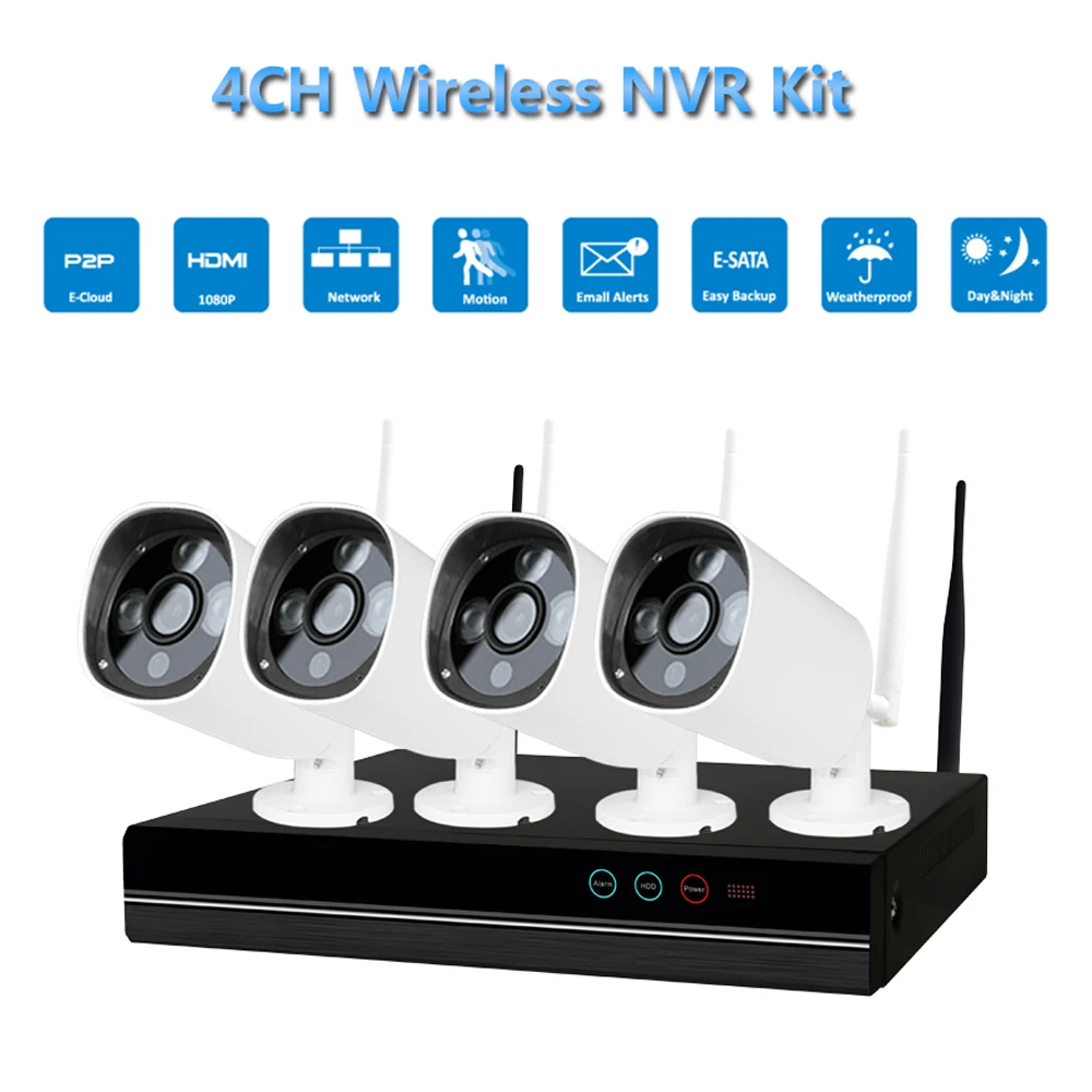 PUAroom 4CH IP Full HD IP66 waterproof surveillance cameras system with RoHS FCC CE approved H.264 NVR for security home
PUAroom 4CH IP Full HD IP66 waterproof surveillance cameras system with RoHS FCC CE approved H.264 NVR for security home