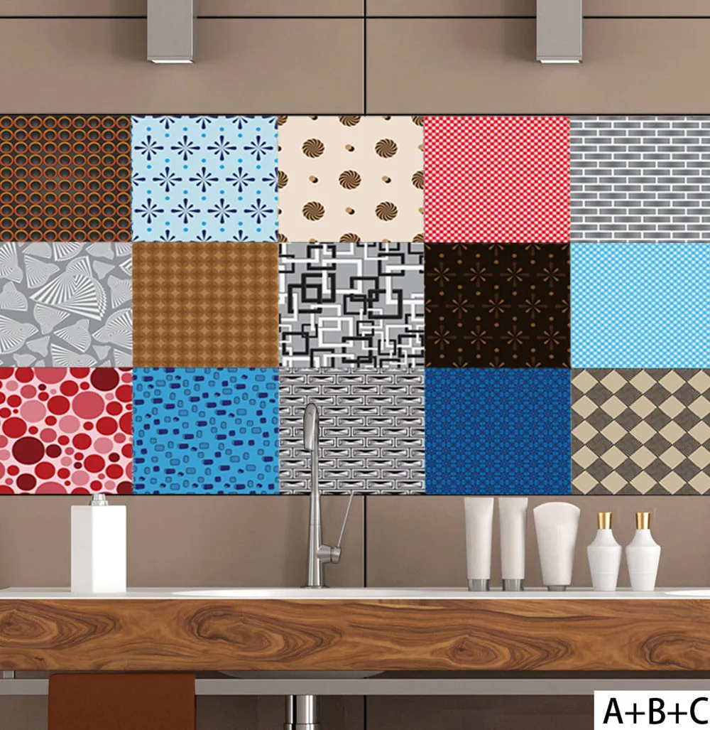 Color matching Pattern Wall Stickers DIY Adhesive Tile Sticker Home Decor Supplier room decoration decor adesivo de parede
Color matching Pattern Wall Stickers DIY Adhesive Tile Sticker Home Decor Supplier room decoration decor adesivo de parede
