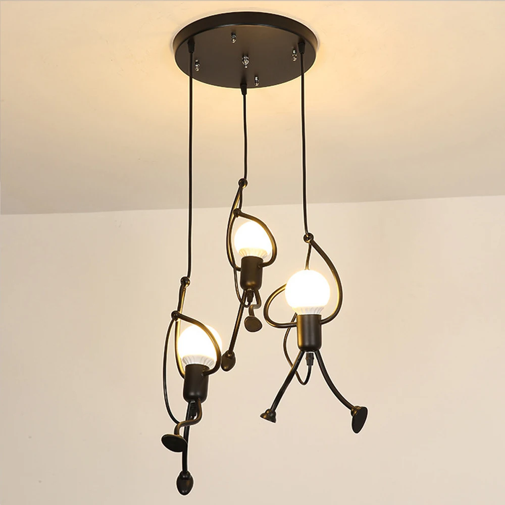 Creative little man climbing pendant lamp for children room pendant light metal cord pendant lamps Art decoration Pendant Lights
Creative little man climbing pendant lamp for children room pendant light metal cord pendant lamps Art decoration Pendant Lights