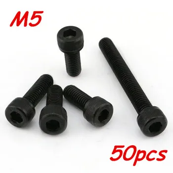 50pcs M5*6/8/10/12/14/16/18/20/22/25/30/35/40/45/50-60 Hexagon socket screws Hex Head Socket Cap Screw Black 12.9 Grade Bolts
50pcs M5*6/8/10/12/14/16/18/20/22/25/30/35/40/45/50-60 Hexagon socket screws Hex Head Socket Cap Screw Black 12.9 Grade Bolts