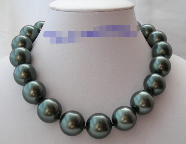 Miss charm Jew1356 stunning big 20mm round Tahiti black south sea shell pearl necklace NEW
Miss charm Jew1356 stunning big 20mm round Tahiti black south sea shell pearl necklace NEW