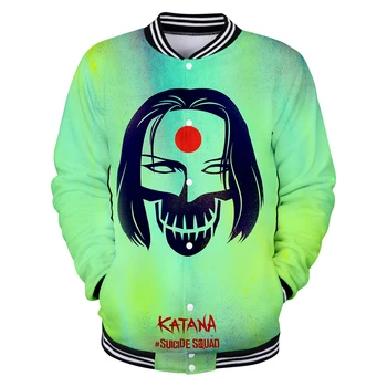2018 New 3D Suicide Squad Casual Print Autumn Long Sleeve Baseball Jacket Men Clothes 2018 Hip Hop Kpop Tops Plus Size
2018 New 3D Suicide Squad Casual Print Autumn Long Sleeve Baseball Jacket Men Clothes 2018 Hip Hop Kpop Tops Plus Size