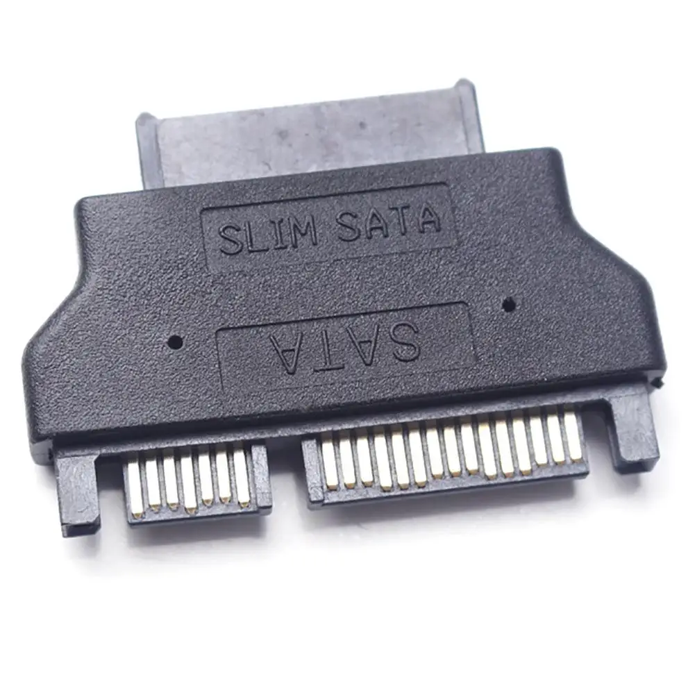 Slimline SATA Adapter Serial ATA 7+15 22pin Male To Slim 7+6 13pin Female Adapter For Desktop Laptop HDD CD-ROM Hard Disk Drive
Slimline SATA Adapter Serial ATA 7+15 22pin Male To Slim 7+6 13pin Female Adapter For Desktop Laptop HDD CD-ROM Hard Disk Drive