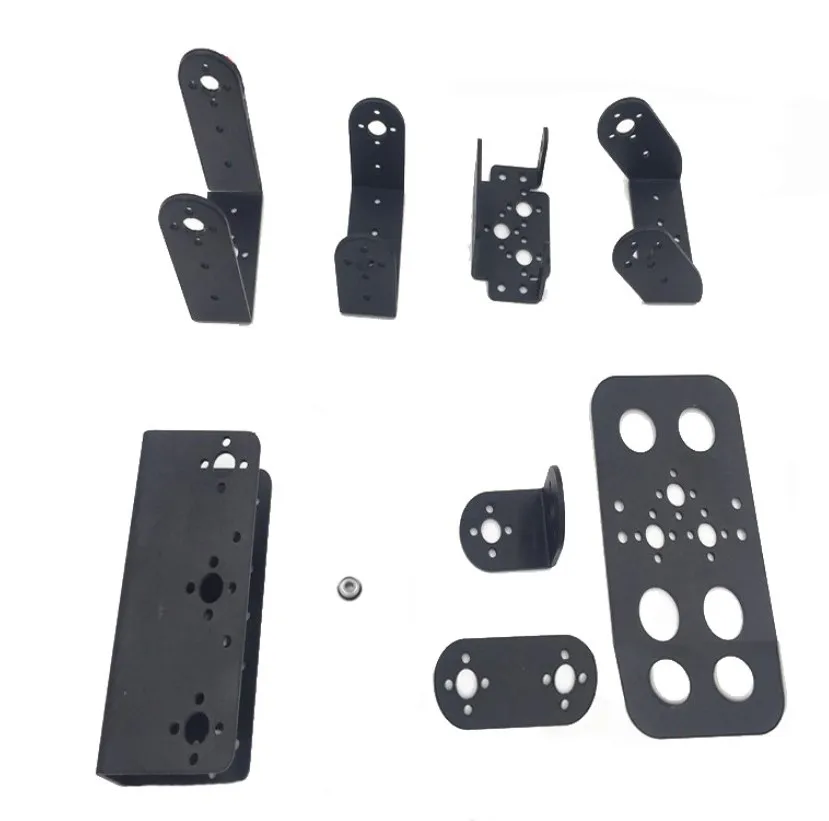 Servo Bracket For Standard Servo/Bearing To DIY Humanoid Robot/ roobot arm Parts/robot accessories/black
Servo Bracket For Standard Servo/Bearing To DIY Humanoid Robot/ roobot arm Parts/robot accessories/black
