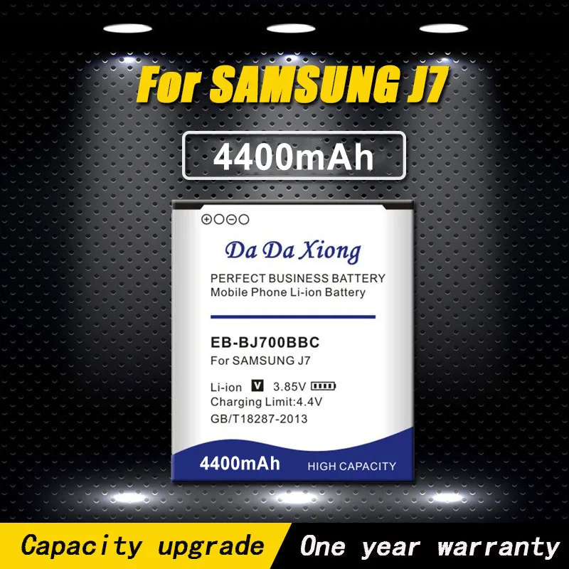New 4400mAh EB-BJ700BBC phone Battery use for Samsung GALAXY J7 J7008 J700F SM-J7008 J7000 J700 ON7 G6000 battery Free shipping
New 4400mAh EB-BJ700BBC phone Battery use for Samsung GALAXY J7 J7008 J700F SM-J7008 J7000 J700 ON7 G6000 battery Free shipping