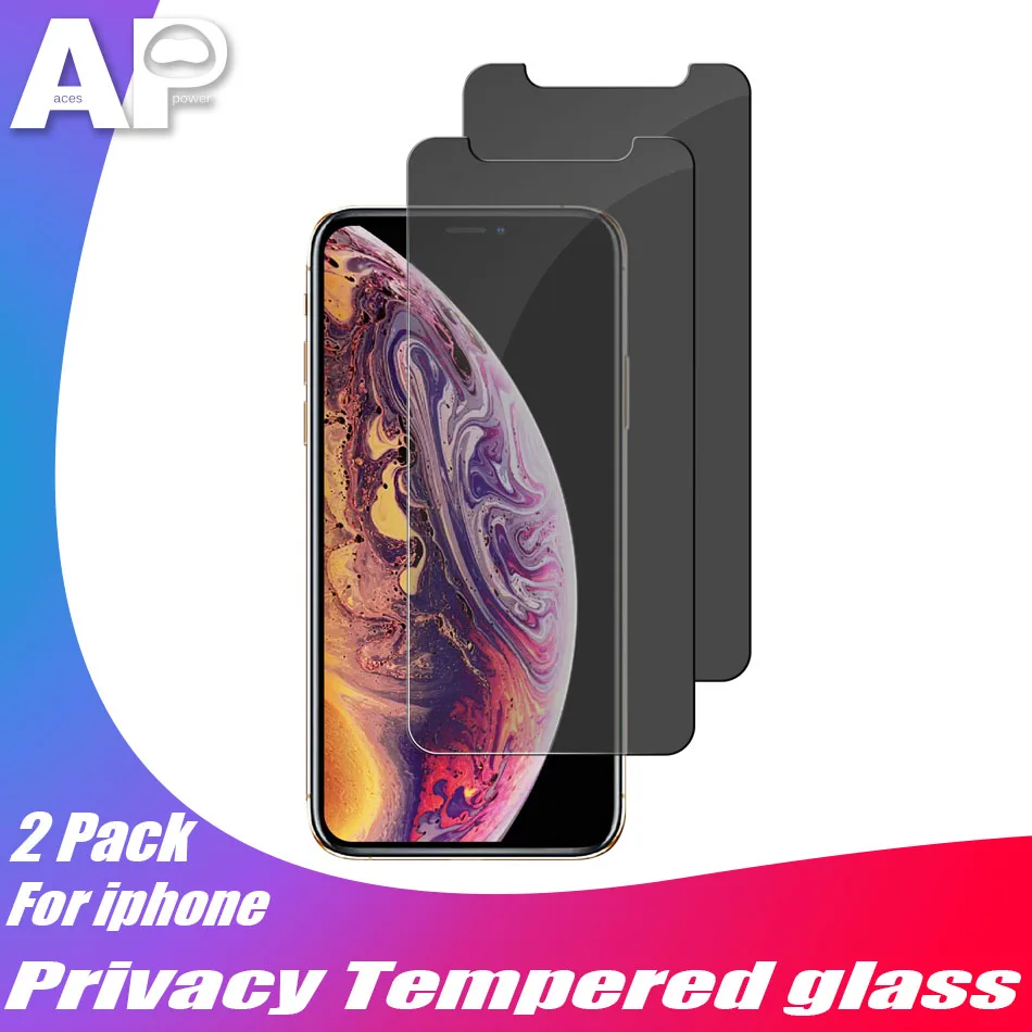 Acespower 2pc Privacy Tempered Glass for iPhone 11 Pro 11Pro X XR XS Max 6 7 8 Not Full Cover Screen Protector Anti-spys Film
Acespower 2pc Privacy Tempered Glass for iPhone 11 Pro 11Pro X XR XS Max 6 7 8 Not Full Cover Screen Protector Anti-spys Film