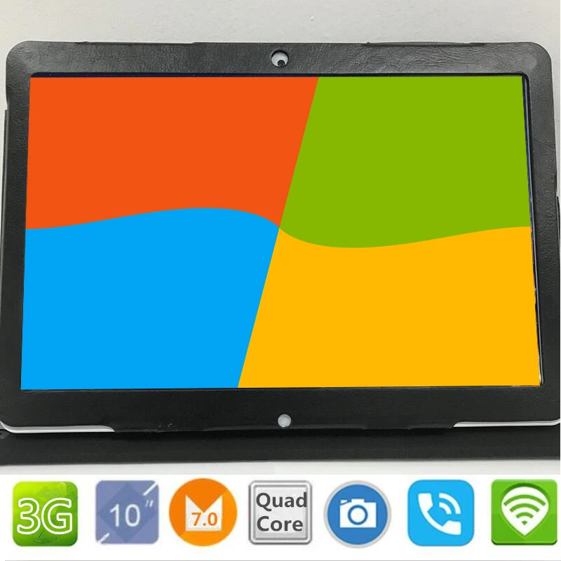 2.5D Screen Google 10.1 inch Original 3G Phone Call Android 7.0 Quad Core IPS pc Tablet WiFi android tablet pc Free Gift Case
2.5D Screen Google 10.1 inch Original 3G Phone Call Android 7.0 Quad Core IPS pc Tablet WiFi android tablet pc Free Gift Case