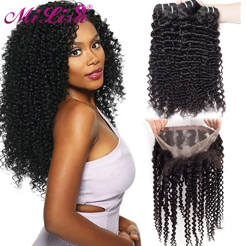 360 Lace Frontal Closure with Bundle Brazilian Deep Wave Human Hair 360 Frontal with Baby Hair 4Pcs/lot 360 Closure With Bundles
360 Lace Frontal Closure with Bundle Brazilian Deep Wave Human Hair 360 Frontal with Baby Hair 4Pcs/lot 360 Closure With Bundles