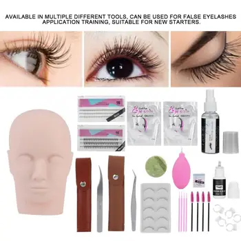 Natural Long Professional False Eyelashes Extension Practice Kit Grafting Eyelash Tools for New Starter
Natural Long Professional False Eyelashes Extension Practice Kit Grafting Eyelash Tools for New Starter
